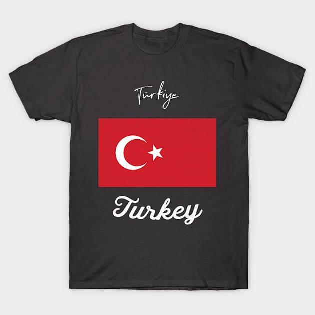 Turkey Flag T-Shirt by phenomad